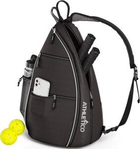 Athletico Sling Bag - Crossbody Backpack for Pickleball, Tennis, Racketball, and Travel for Men and Women