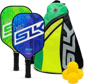 2024 SLK by Selkirk Pickleball Paddles | Featuring a Multilayer Fiberglass and Graphite Pickleball Paddle Face | SX3 Honeycomb Core | Pickleball Rackets Designed in The USA for Traction and Stability